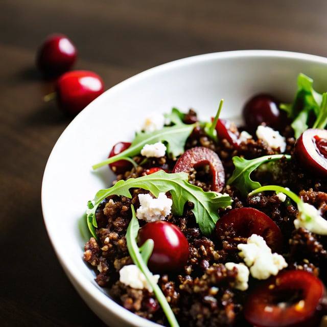 Cherry, Arugula and Quinoa Salad