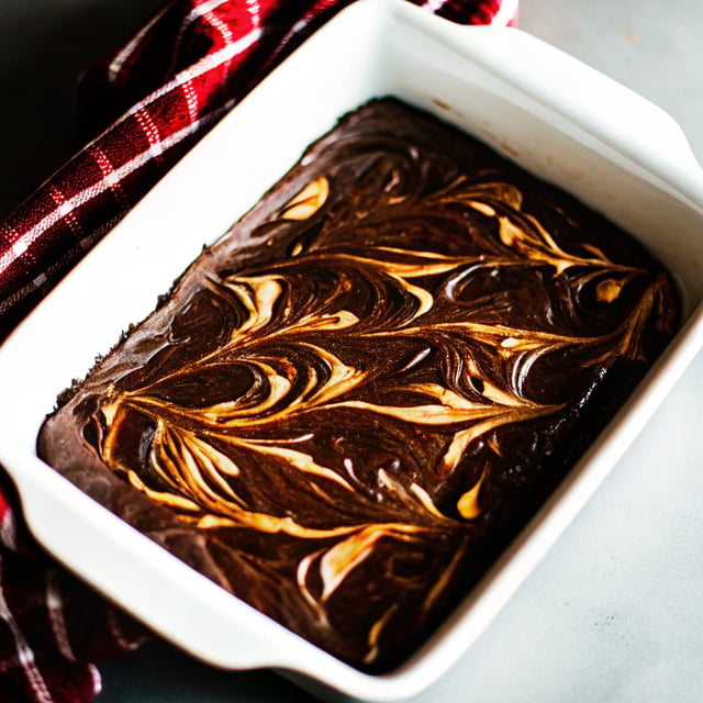Chocolate Peanut Butter Swirl Fudge