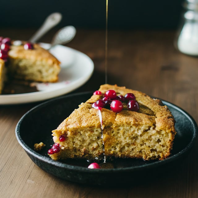 Cranberry-Maple Skillet Cornbread