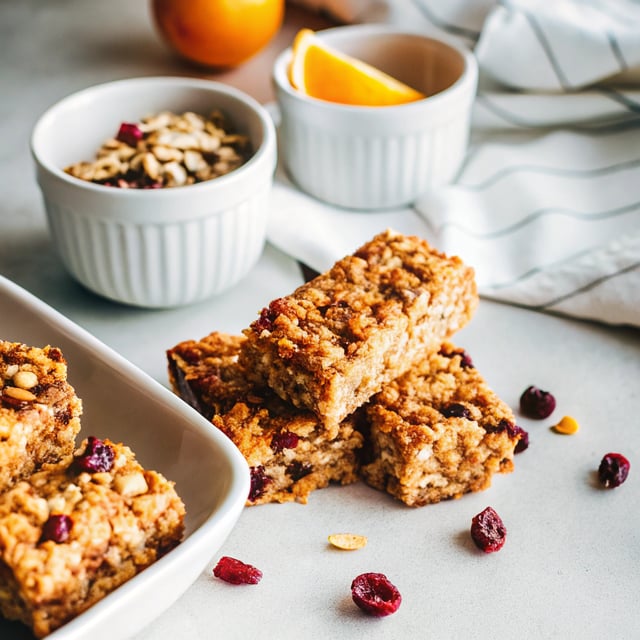 Cranberry Orange Granola Bars