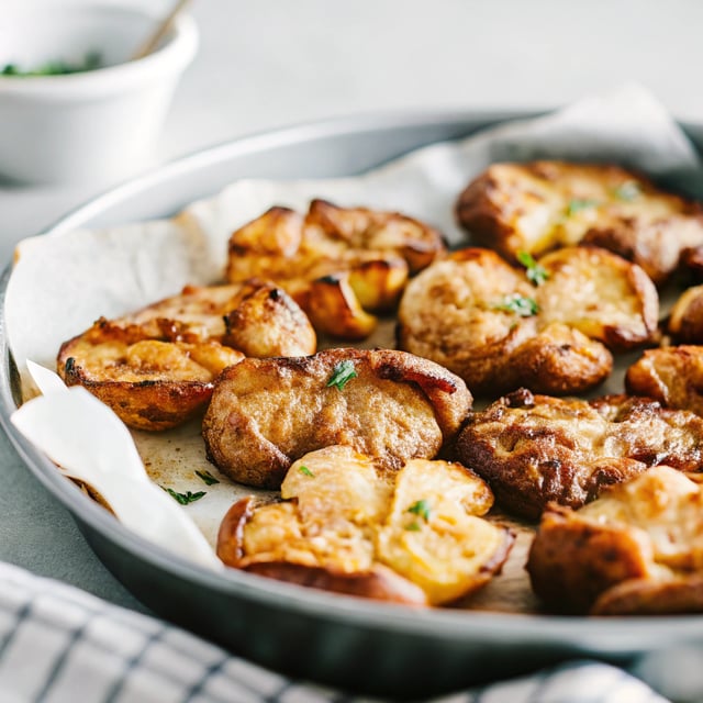 Crispy Smashed Potatoes