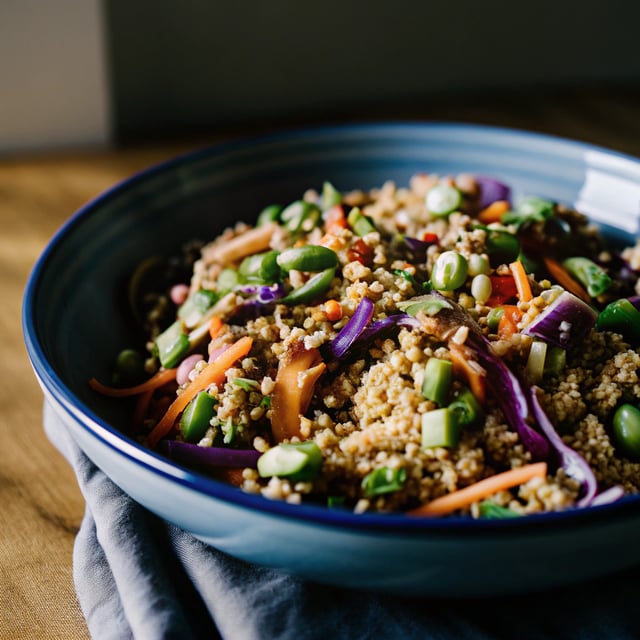 Crunchy Thai Peanut & Quinoa Salad