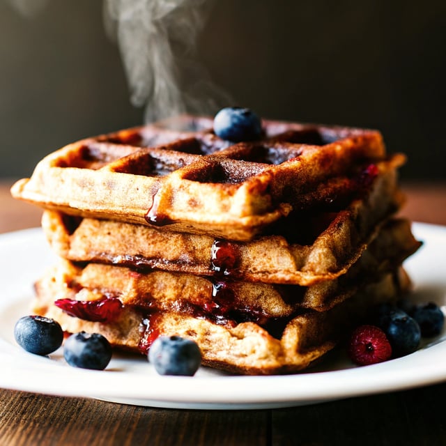 Easy Gluten Free Oat Waffles