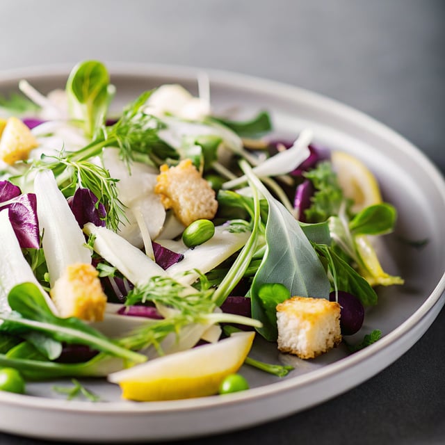 Erin’s Spring Panzanella with Fresh Peas and Fennel