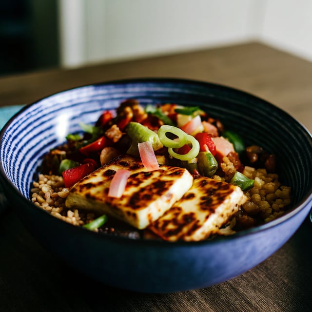 Fajita Veggie & Halloumi Bowls