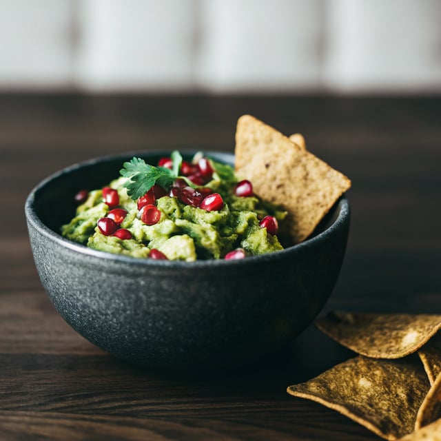 Festive Pomegranate Guacamole