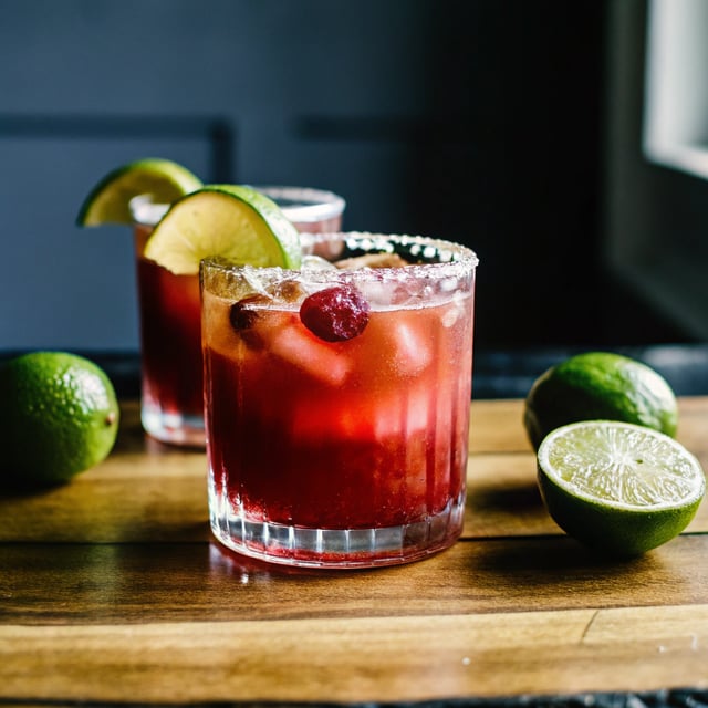 Fresh Cranberry Margaritas
