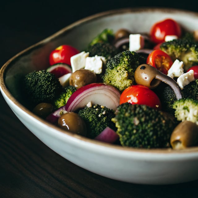 Greek Broccoli Salad
