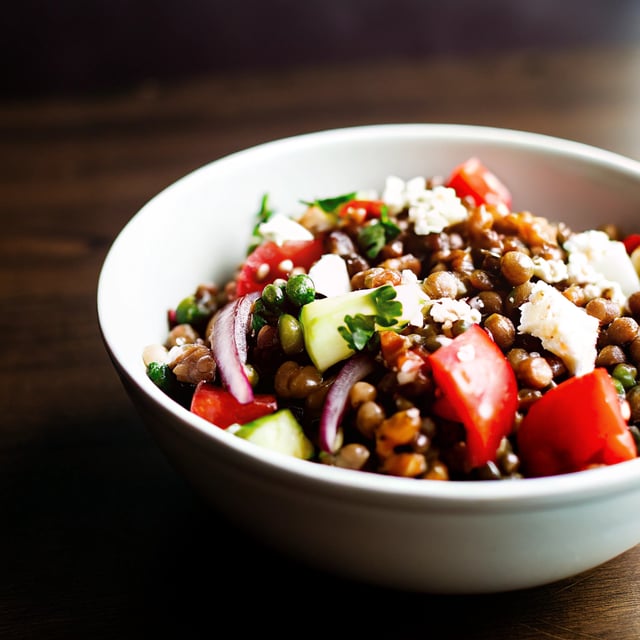 Greek Lentil Salad