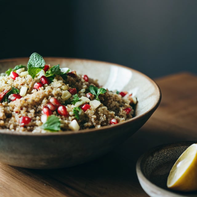Herbed Quinoa and Pomegranate Salad