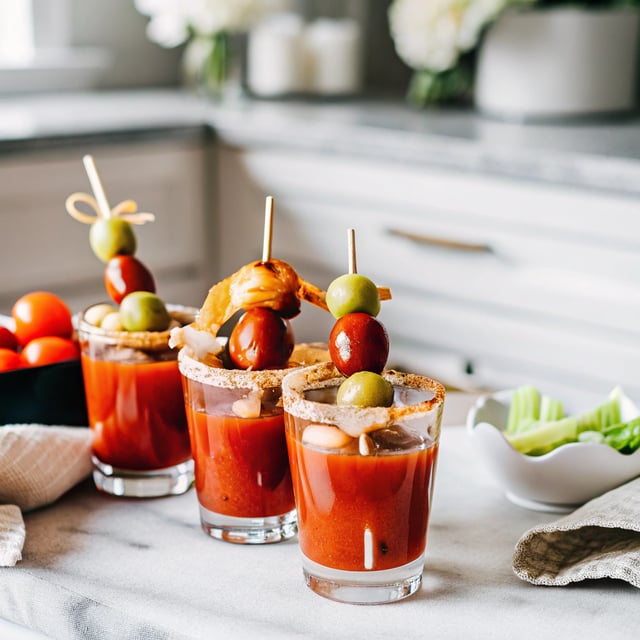 Homemade Bloody Mary Cocktails