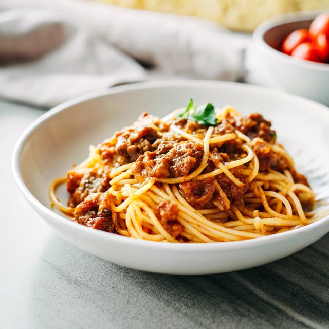 Homemade Spaghetti Bolognese