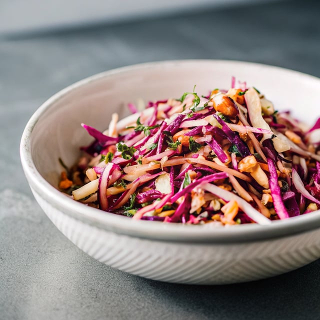Hot Pink Coconut Slaw