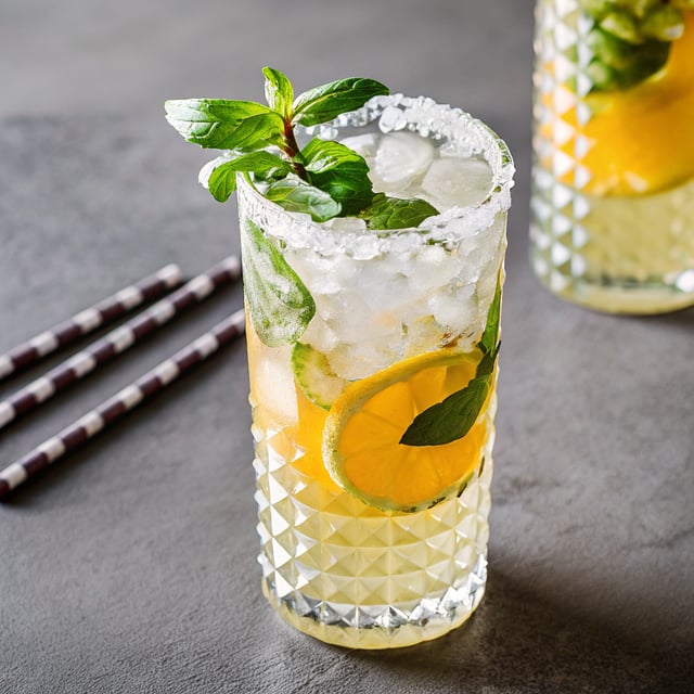 Lemon-Basil Mojito