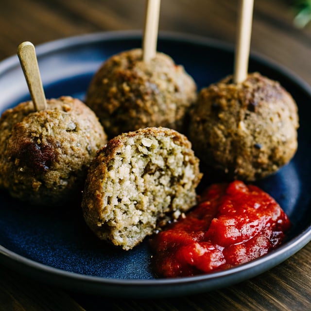 Lentil and Mushroom Meatballs