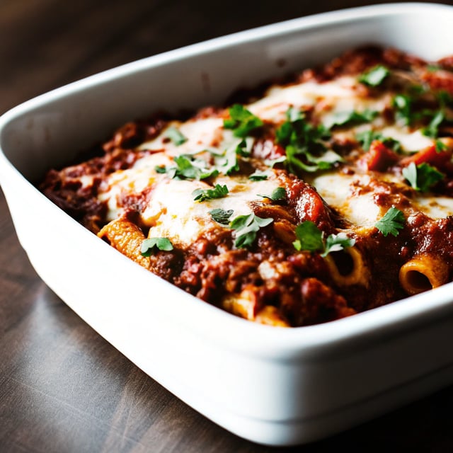 Lentil Baked Ziti
