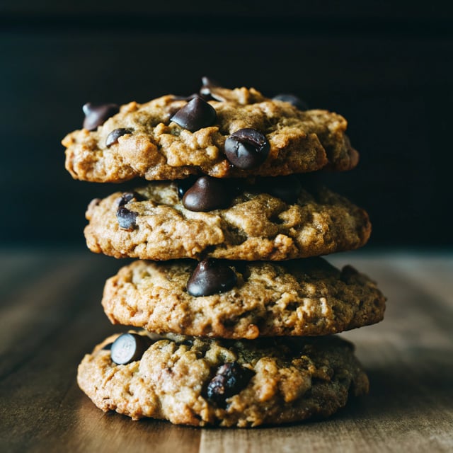 Maple Peanut Butter Chocolate Chip Oatmeal Cookies