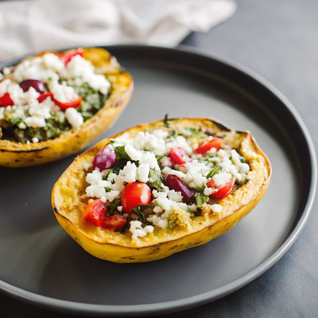 Mediterranean Spaghetti Squash Bowls