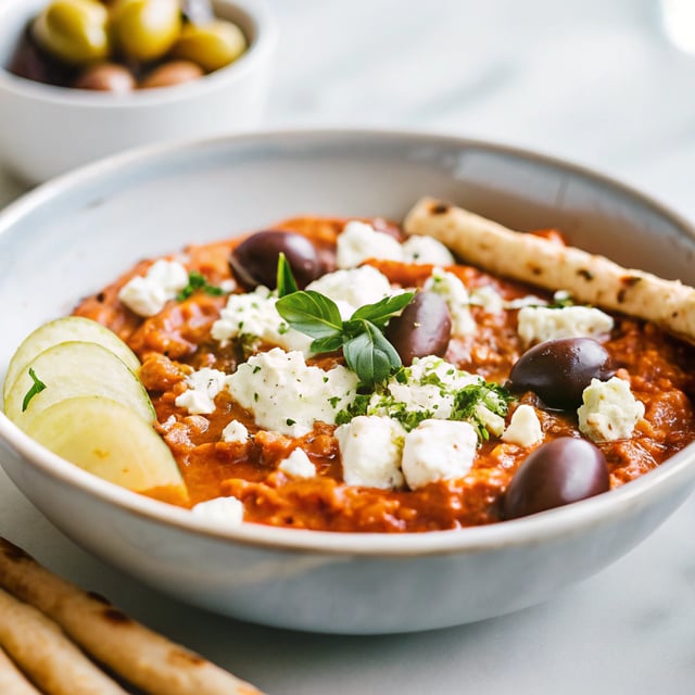Mediterranean Tomato & Feta Dip