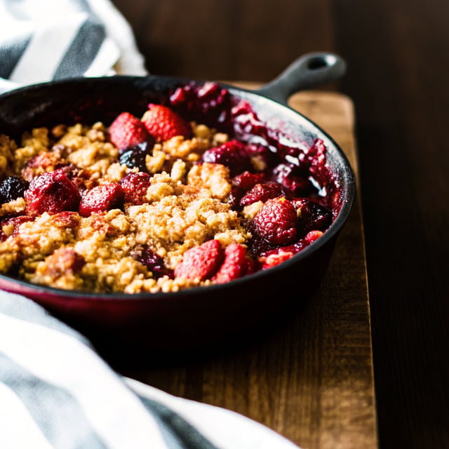 Mixed Berry Crisp (Gluten Free)