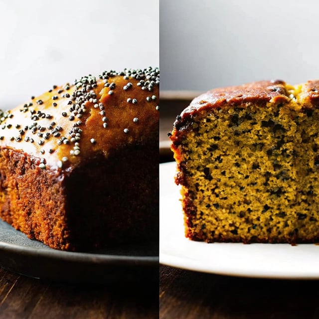 Orange Poppy Seed Pound Cake