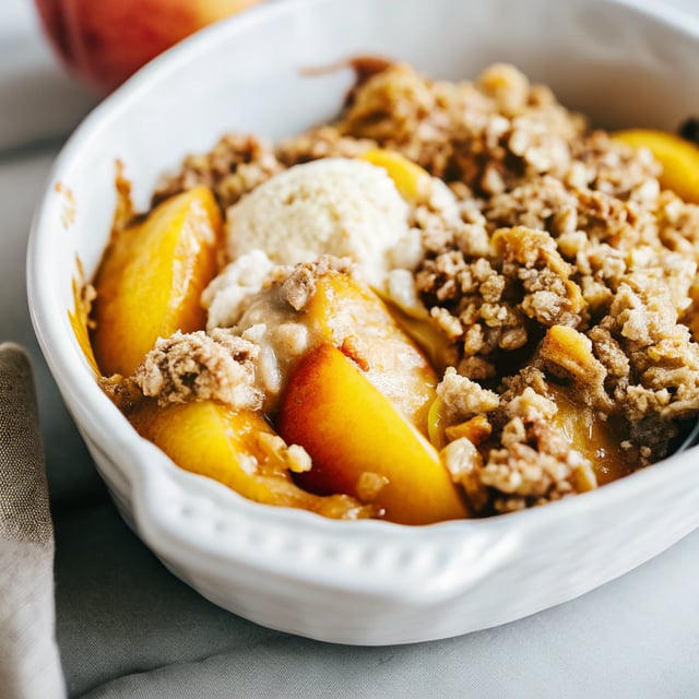 Peach Crisp (Gluten-Free)