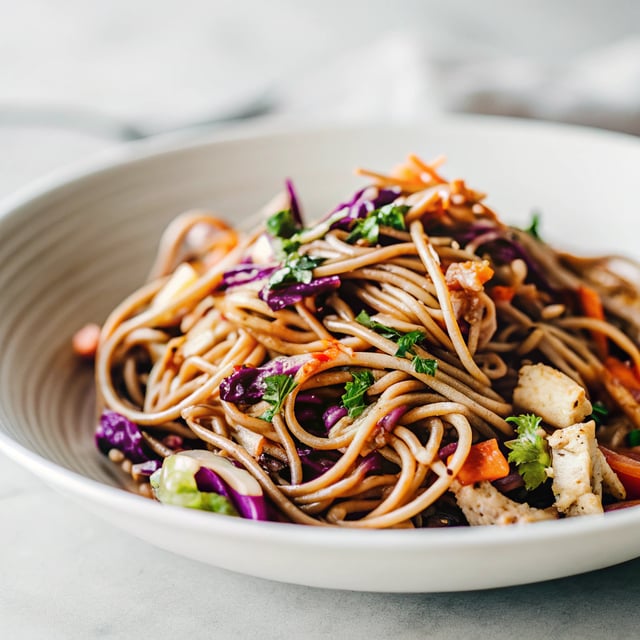 Peanut Slaw with Soba Noodles