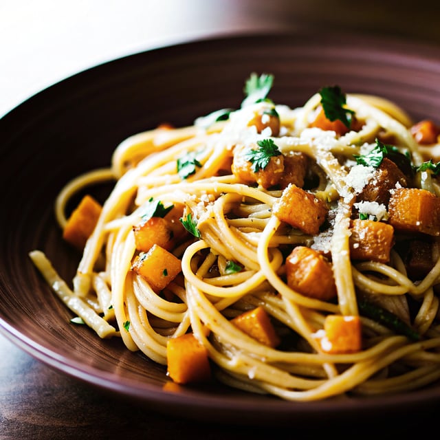 Pumpkin Fettuccine Alfredo