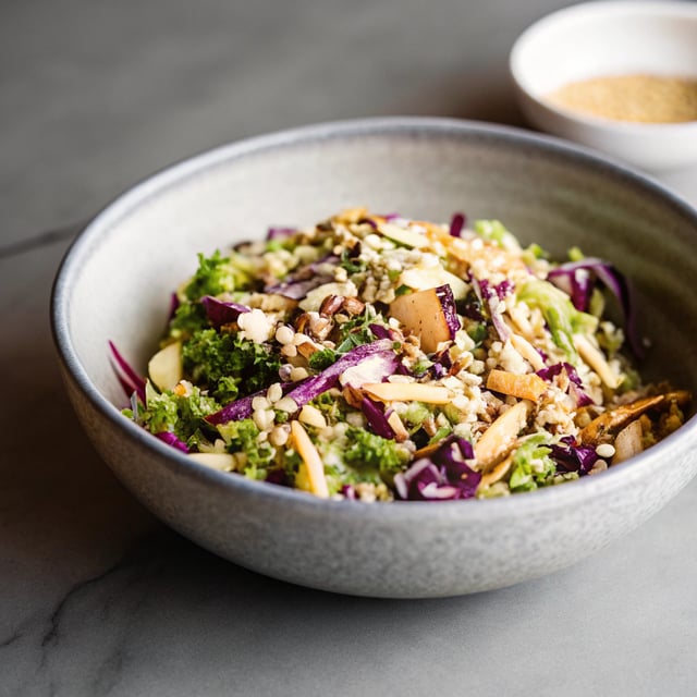 Quinoa Broccoli Slaw with Honey-Mustard Dressing