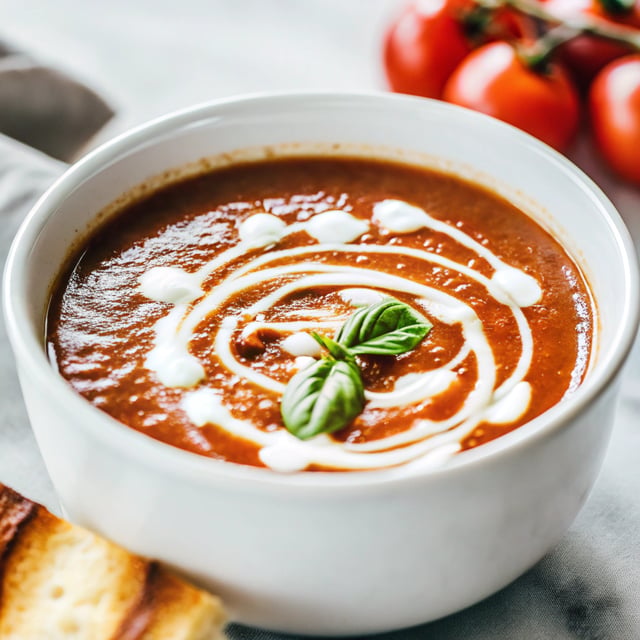 Roasted Red Pepper and Tomato Soup
