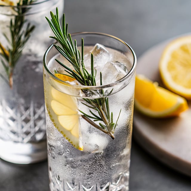 Rosemary Gin Fizz