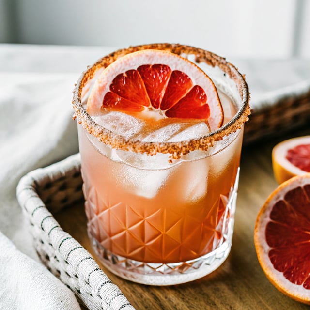 Spicy Grapefruit Margaritas