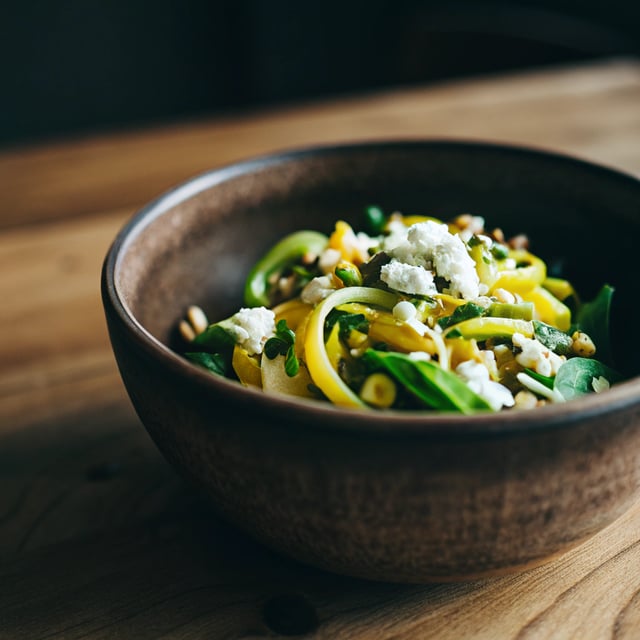 Summer Squash Salad with Lemon Citronette