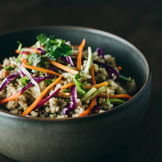 Sunshine Slaw with Quinoa
