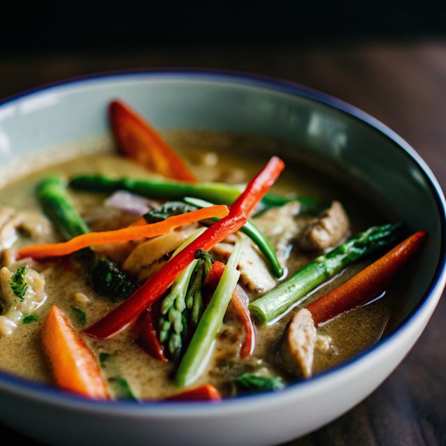 Thai Green Curry with Spring Vegetables
