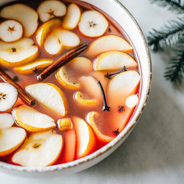 Vanilla-Pear Holiday Punch