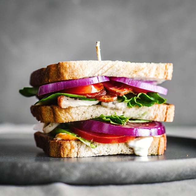 Vegetarian “BLT” Sandwich