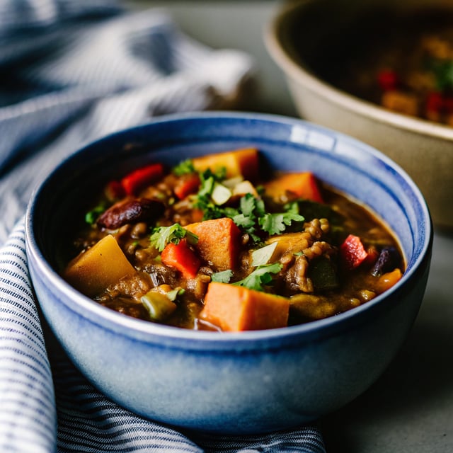 Vegetarian Sweet Potato Chili