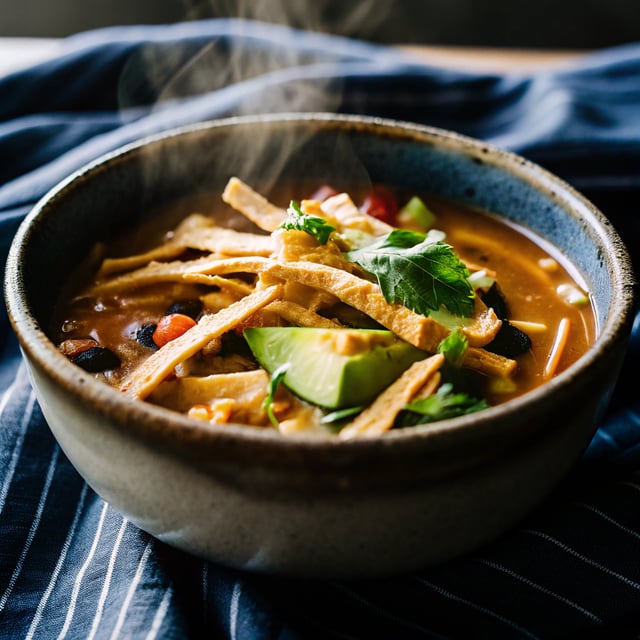 Vegetarian Tortilla Soup