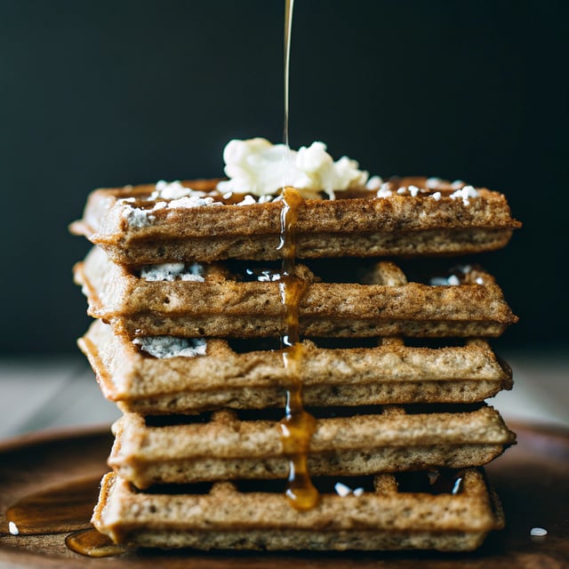 Whole Wheat Coconut Waffles