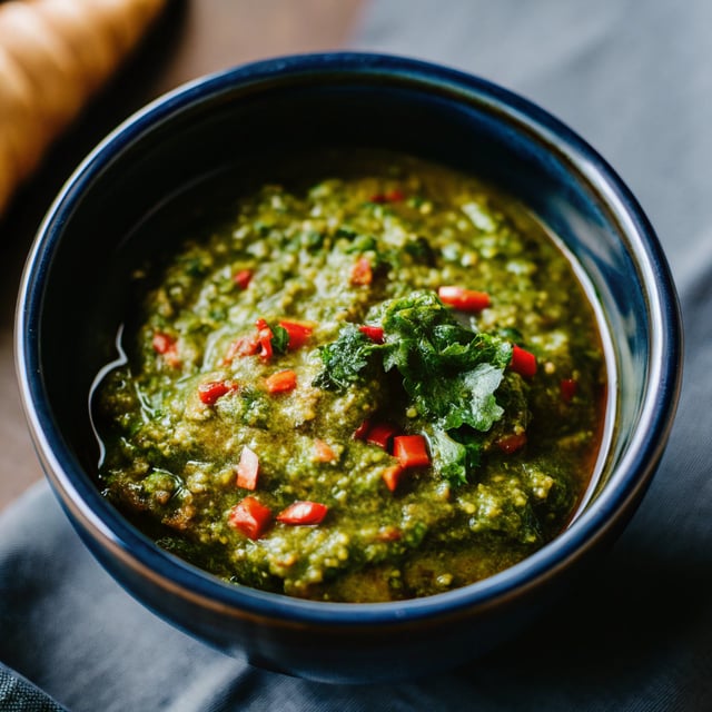 Zhoug! (Spicy Cilantro Sauce)
