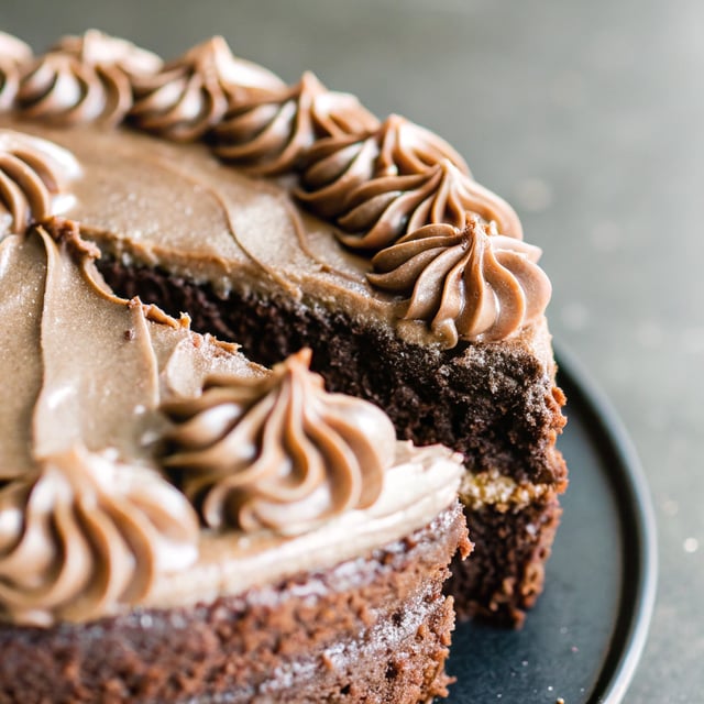 Chocolate Cake with Chocolate Buttercream Frosting