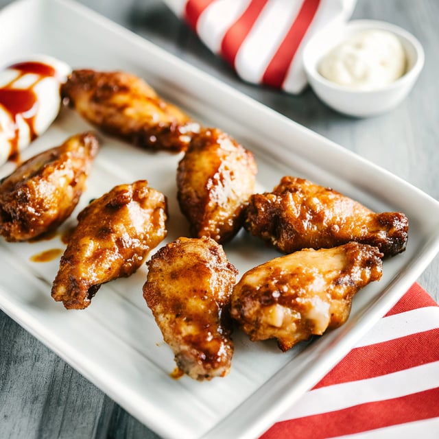 Baked Apple Butter Brown Sugar Wings