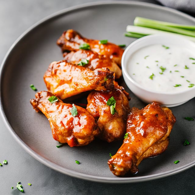 Baked Honey Sriracha Wings