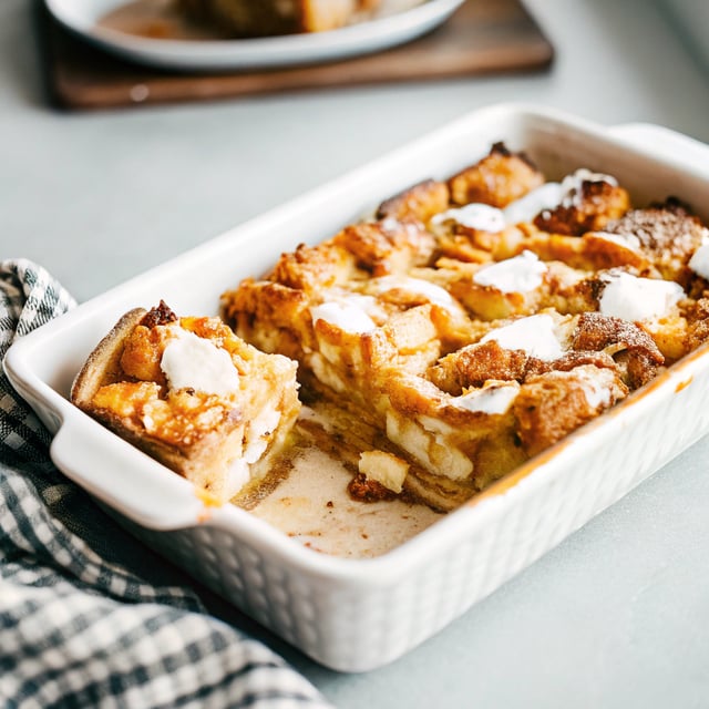 Baked Pumpkin Cream Cheese French Toast