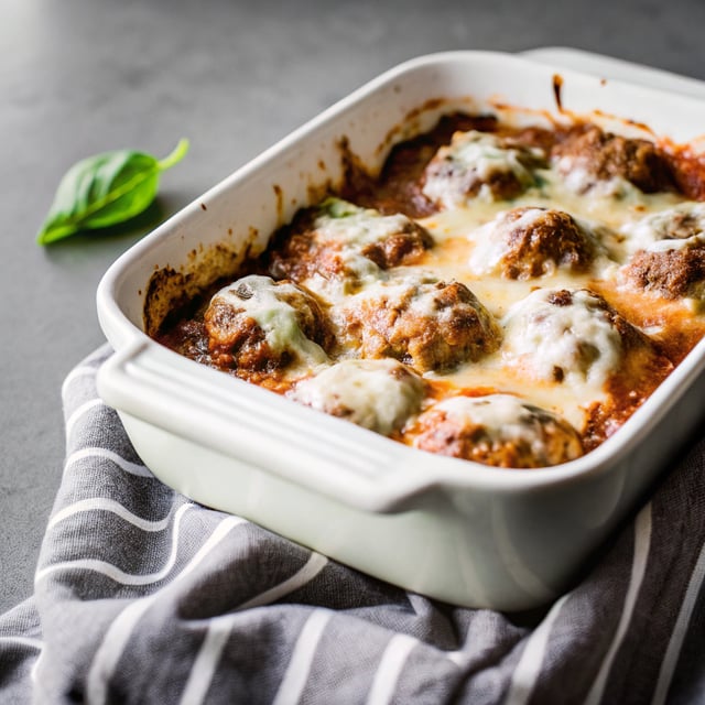 Baked Spaghetti and Meatballs