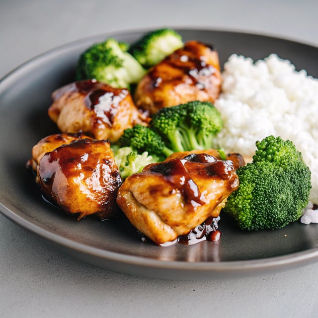 Baked Teriyaki Chicken and Broccoli
