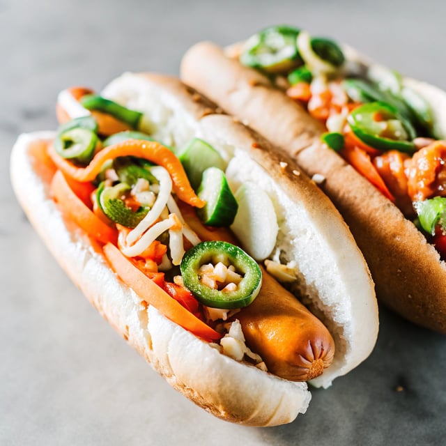 Banh Mi Hot Dogs