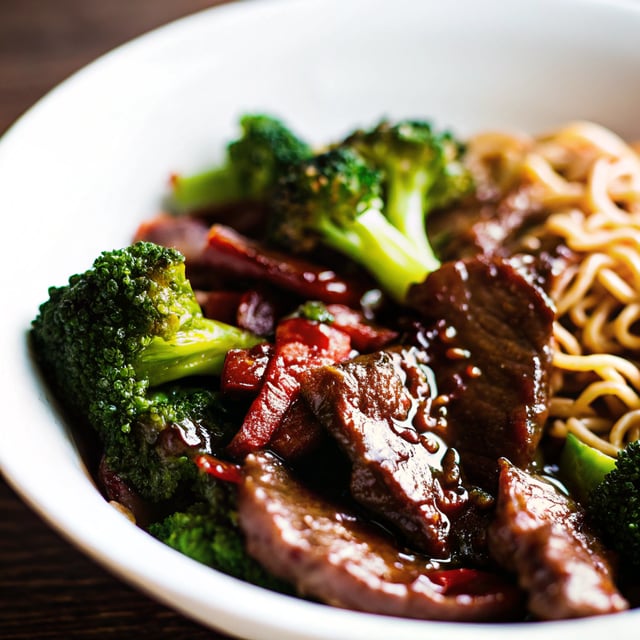 Beef and Broccoli Ramen Stir Fry