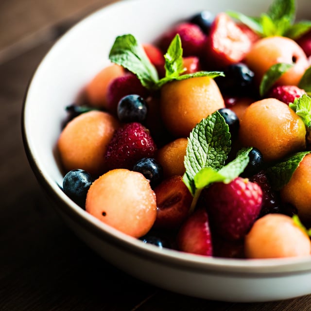 Berry Cantaloupe Salad